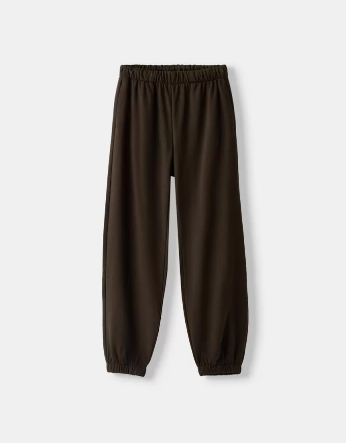 Pantalones deportivos de felpa Brown