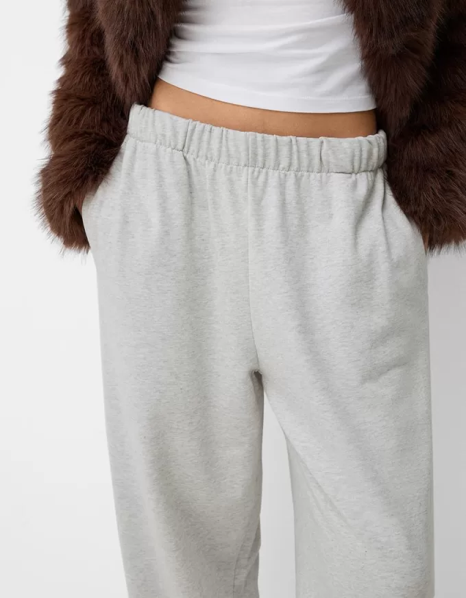 Pantalones deportivos de felpa Grey