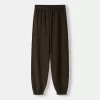 Pantalones deportivos de felpa Brown