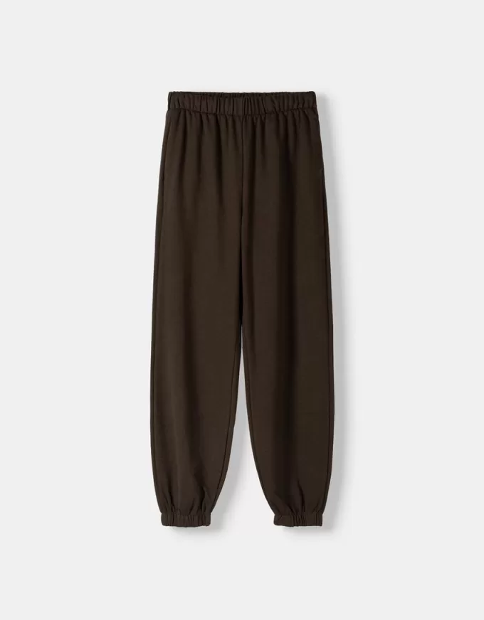 Pantalones deportivos de felpa Brown