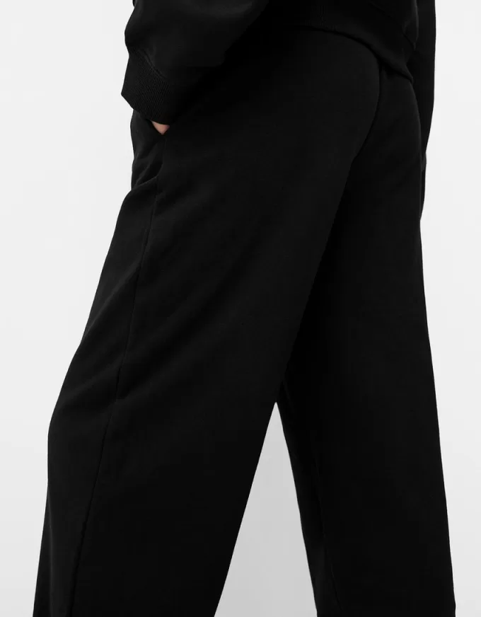 Pantalones deportivos de felpa Black