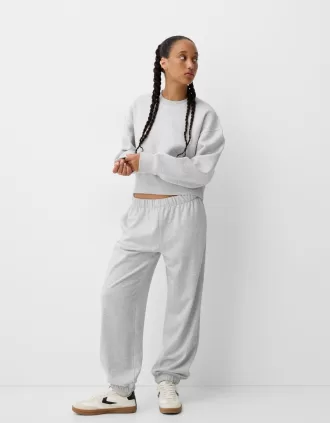 Pantalones deportivos de felpa Grey