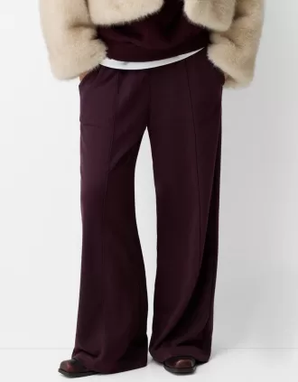 Pantalones deportivos de pierna ancha Violet