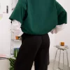 Pantalones deportivos de pierna ancha Black