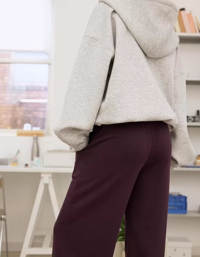Pantalones deportivos de pierna ancha Violet