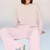 Pantalones deportivos de pierna ancha Pink