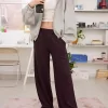 Pantalones deportivos de pierna ancha Violet