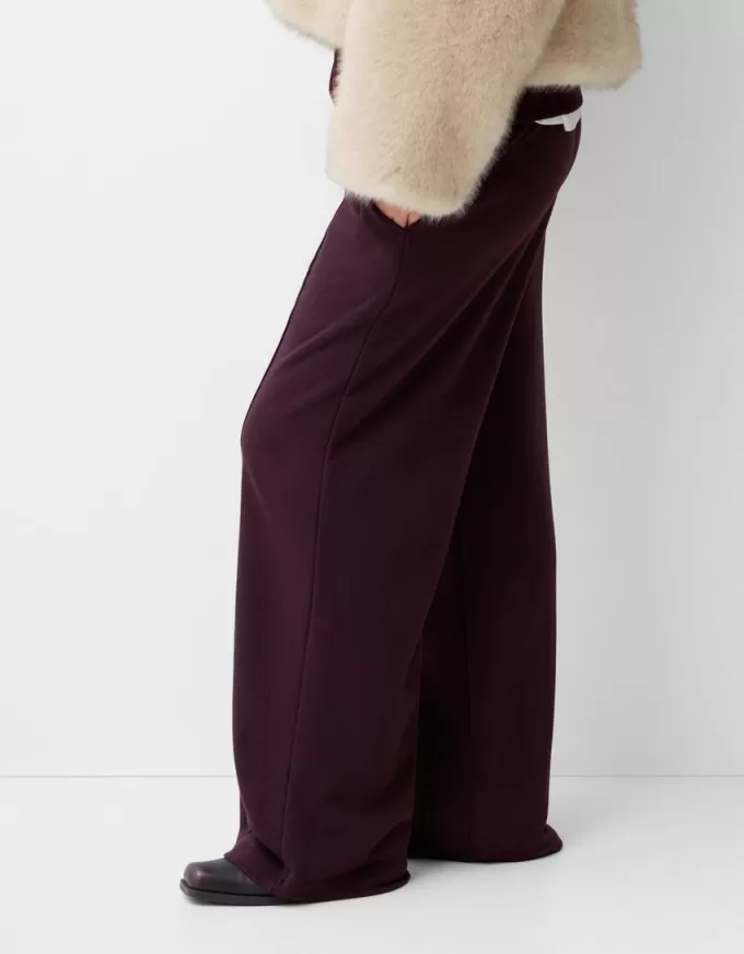 Pantalones deportivos de pierna ancha Violet