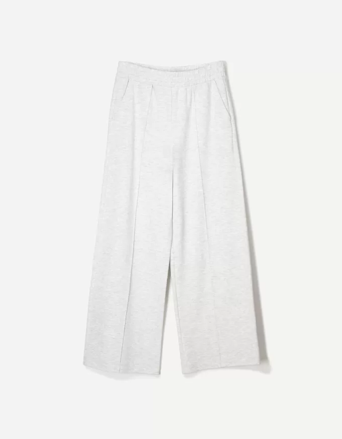 Pantalones deportivos de pierna ancha Grey