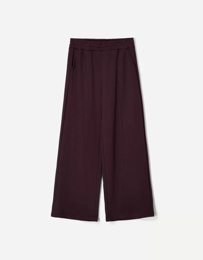 Pantalones deportivos de pierna ancha Violet