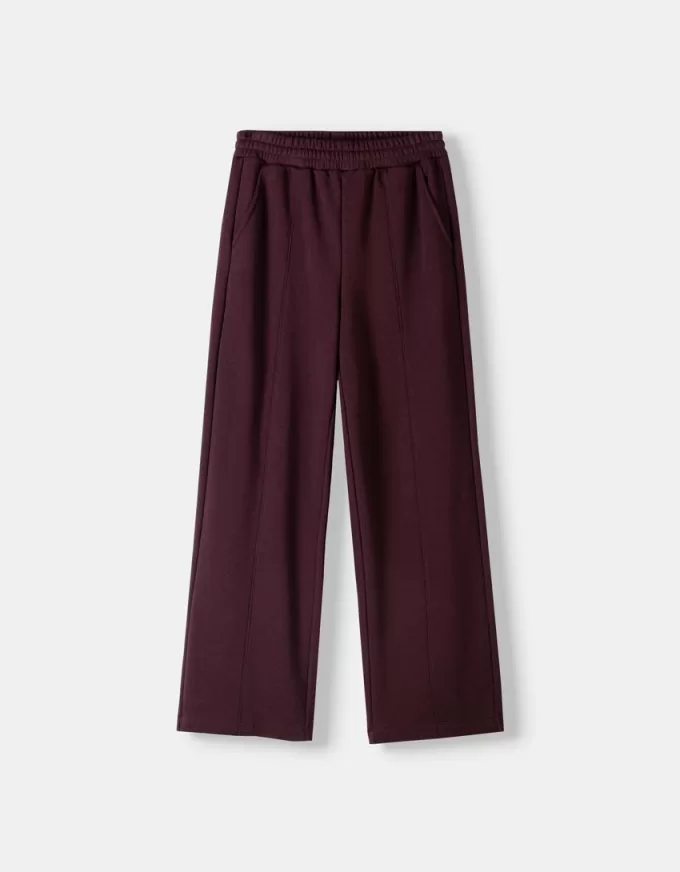 Pantalones deportivos de pierna ancha Violet