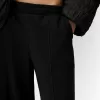 Pantalones deportivos de pierna ancha Black