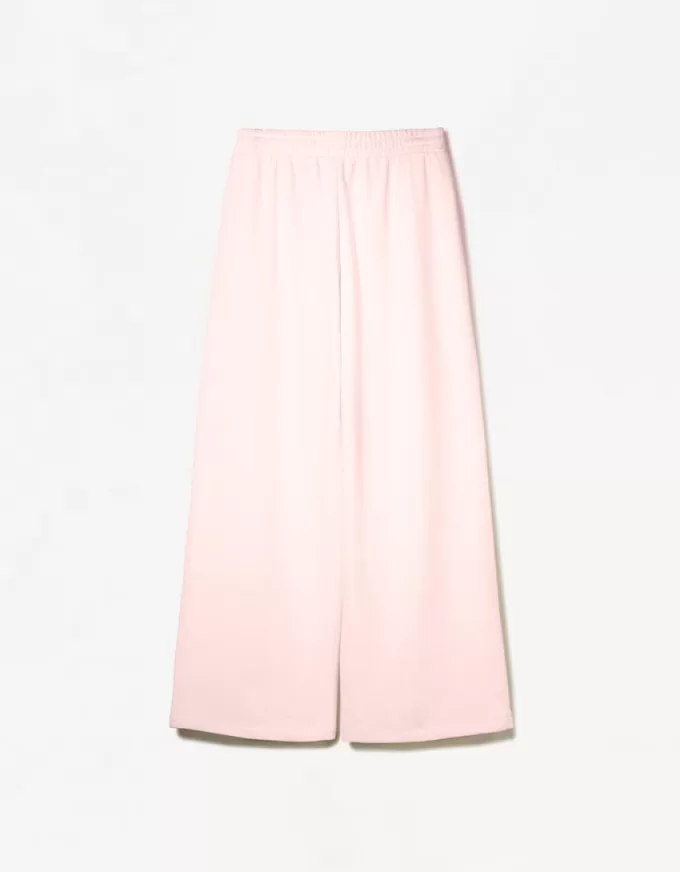 Pantalones deportivos de pierna ancha Pink
