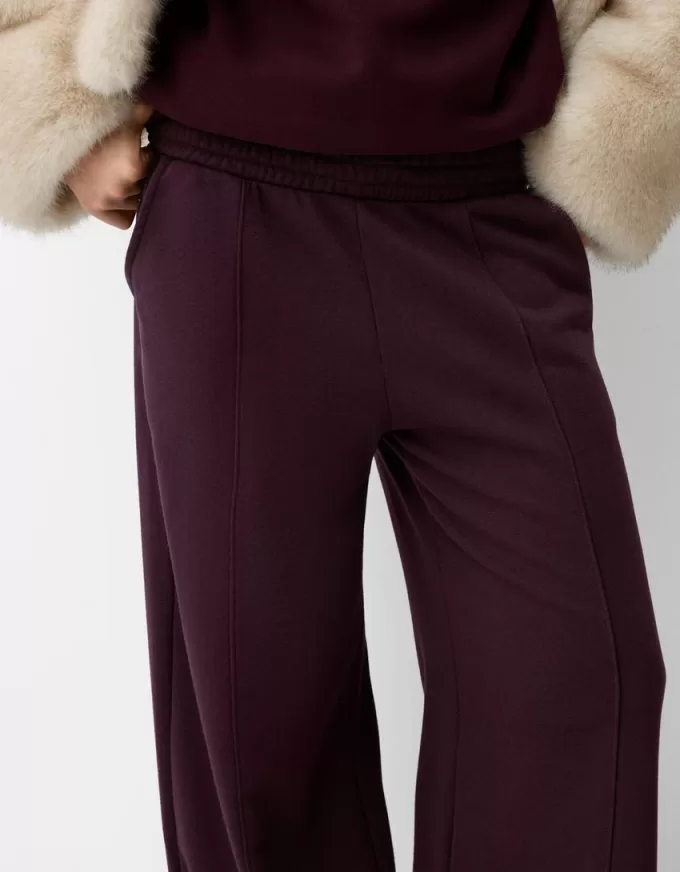 Pantalones deportivos de pierna ancha Violet