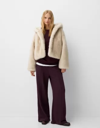 Pantalones deportivos de pierna ancha Violet