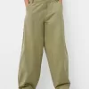 Pantalones globo de algodón Green