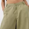 Pantalones globo de algodón Green