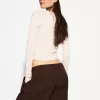 Pantalones holgados de tiro bajo Brown