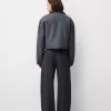 Pantalones holgados de tiro bajo Dark grey