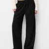 Pantalones rectos Black