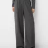Pantalones rectos Dark grey