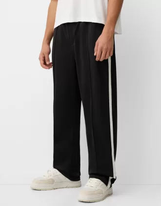 Pantalones rectos Black
