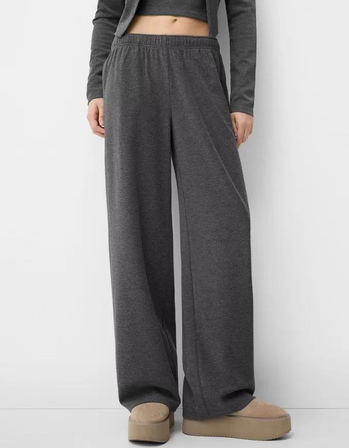 Pantalones rectos Dark grey