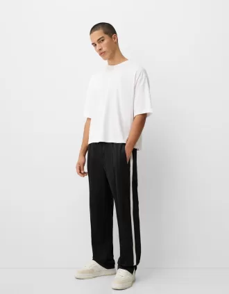 Pantalones rectos Black