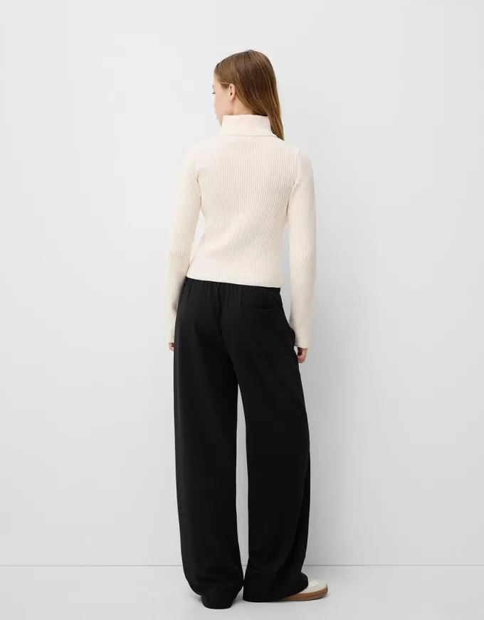 Pantalones rectos Black