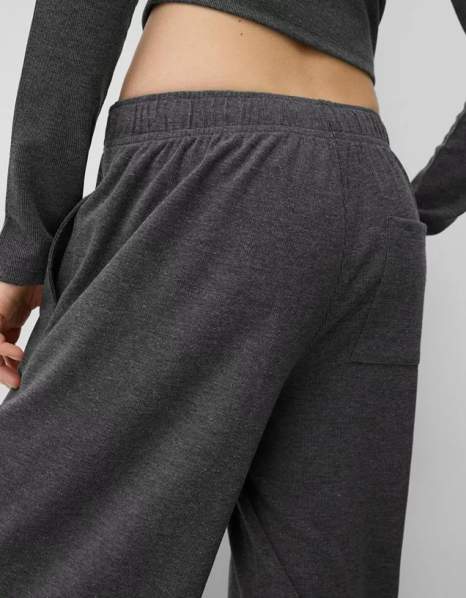 Pantalones rectos Dark grey