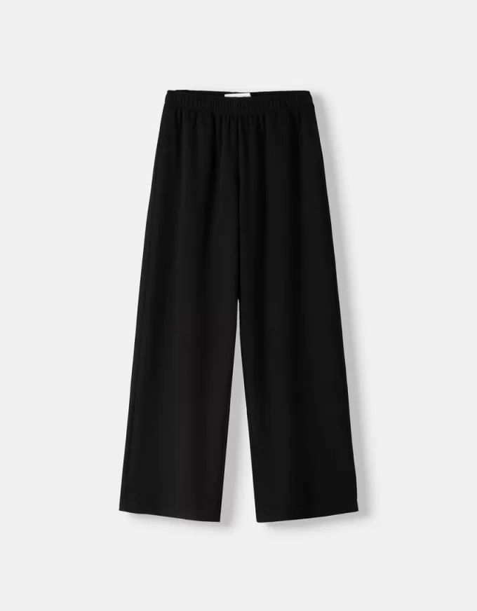 Pantalones rectos Black