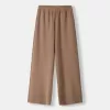 Pantalones rectos Camel