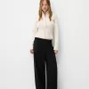 Pantalones rectos Black