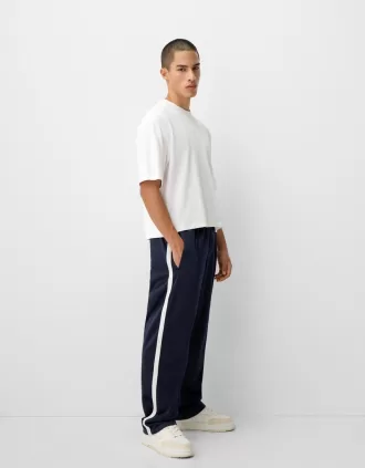 Pantalones rectos Navy