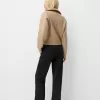 Pantalones sastre rectos de talle bajo Black