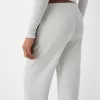 Pantalones textura gofre Grey