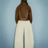 Pantalones tipo sudadera de material tipo barril Sand