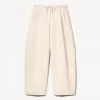 Pantalones tipo sudadera de material tipo barril Sand