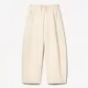 Pantalones tipo sudadera de material tipo barril Sand