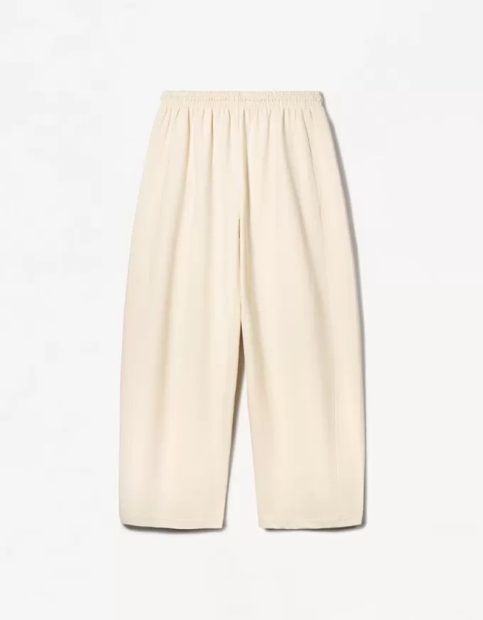 Pantalones tipo sudadera de material tipo barril Sand