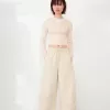 Pantalones tipo sudadera de material tipo barril Sand