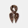 Pañuelo estampado animal Brown