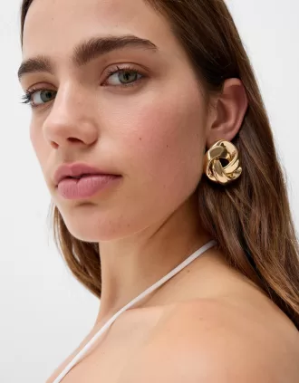 Pendientes tejidos – Edición Signature Gold
