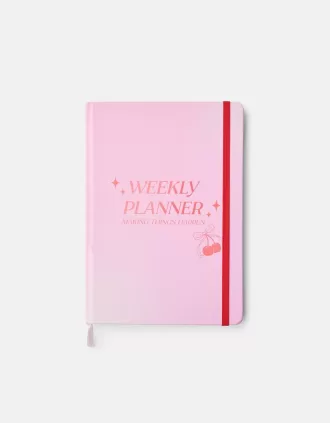 Planificador con lazos Pink
