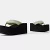 Sandalias con plataforma acolchada GREEN