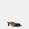 Sandalias de tacón con estampado animal ANIMAL PRINT