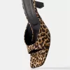 Sandalias de tacón con estampado animal ANIMAL PRINT