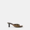 Sandalias de tacón con estampado animal ANIMAL PRINT