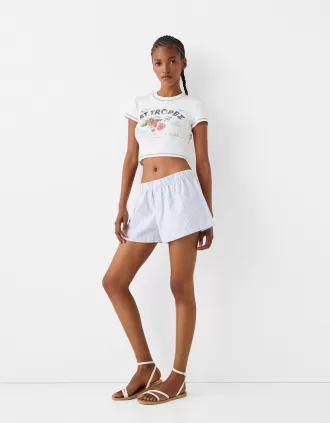 Sandalias planas con tiras WHITE