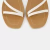 Sandalias planas con tiras WHITE Sandalias planas con tiras WHITE